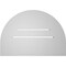 Ekena Millwork Round Top Surface Mount PVC Gable Vent: Functional, w/ 3-1/2"W x 1"P Standard Frame, 20"W x 14"H GVPRT20X1401SF - alternate 5